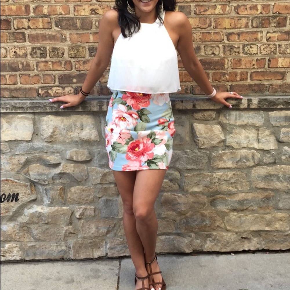 Floral spring/summer dress